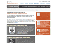 Tablet Screenshot of hazardinsurancetracking.com